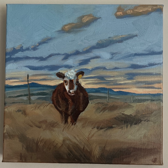 Mollie’s Field — by Isobelle Beardmore — Painting