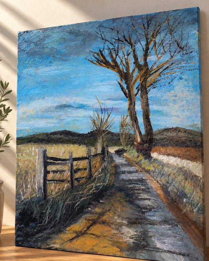 A Walk Through the Fields - Original Artwork On Canvas — by Kristina — Painting