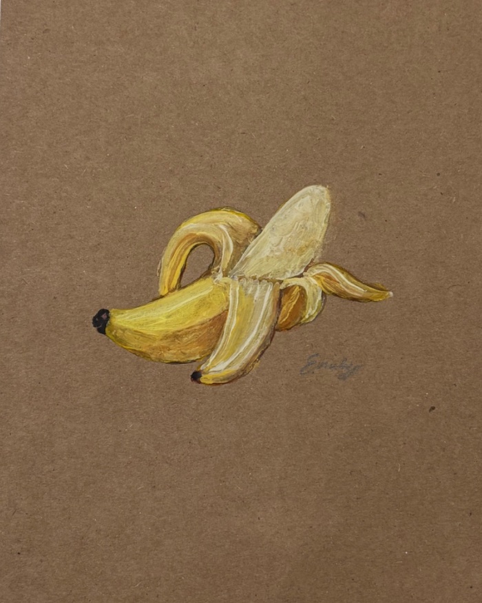 Banana Study — by Emily Johnson — Painting