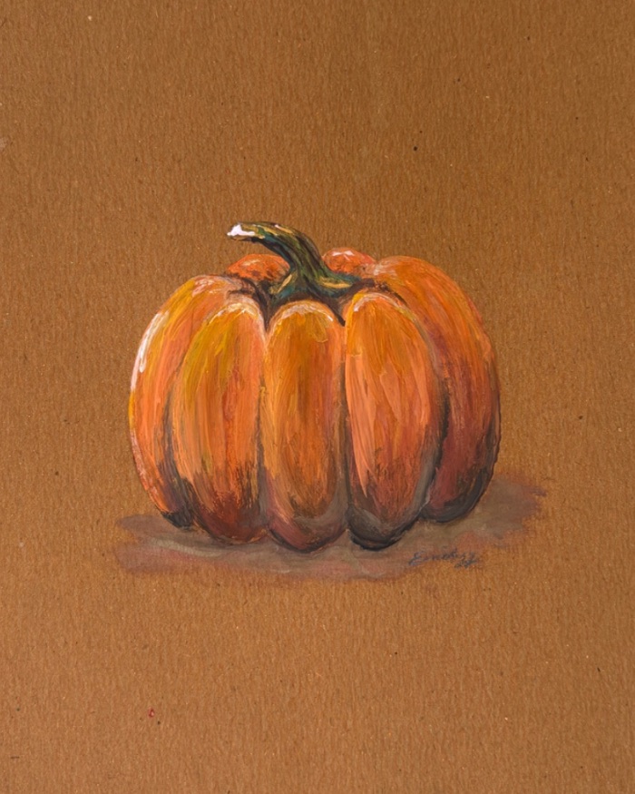 Pumpkin - Spooky Collection I — by Emily Johnson — Painting