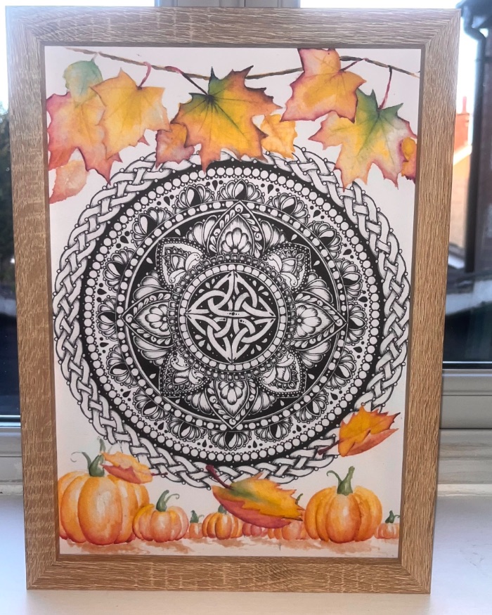 Autumn Mandala — by Aafke Sluiter — Print