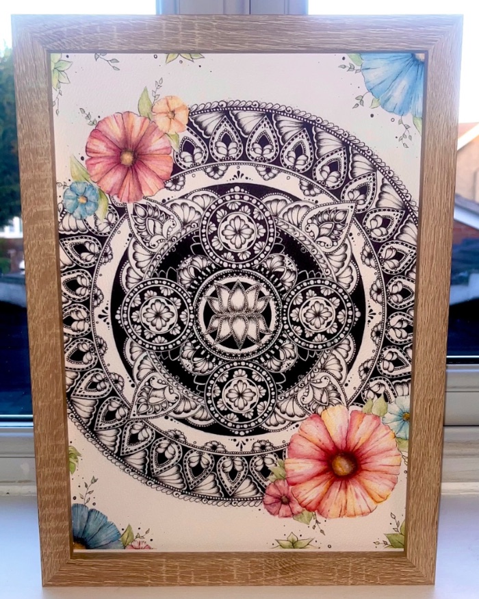 Flower x Mandala — by Aafke Sluiter — Print