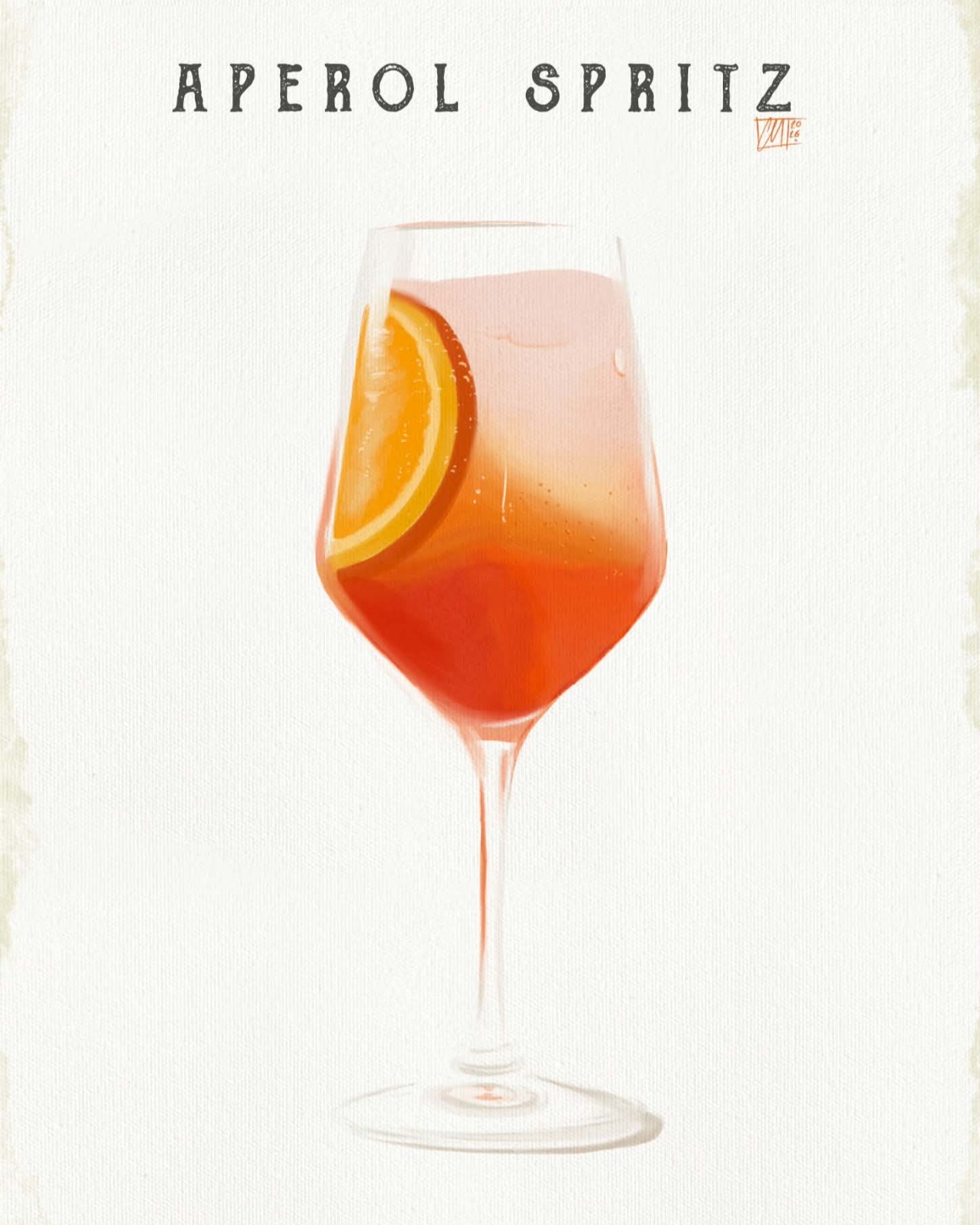 Aperol Spritz - A4 Print — by Conor McCourt — Print