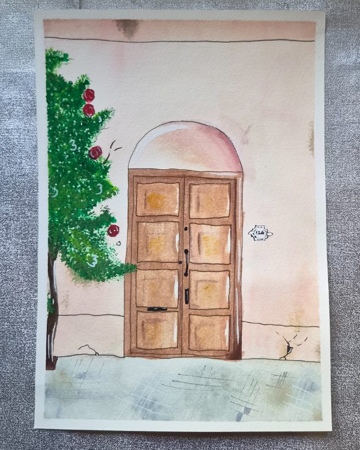 The unknown door — by Shannon — Painting