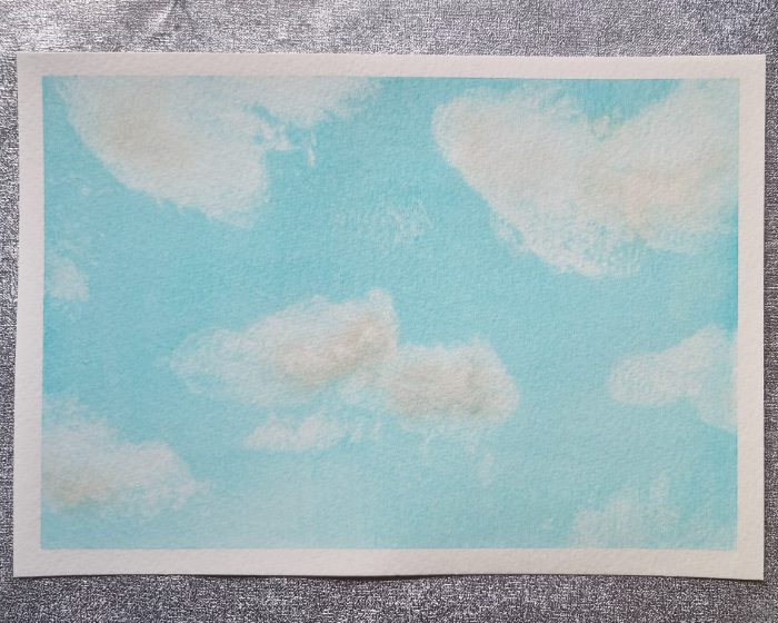 Sunny clouds — by Shannon — Painting