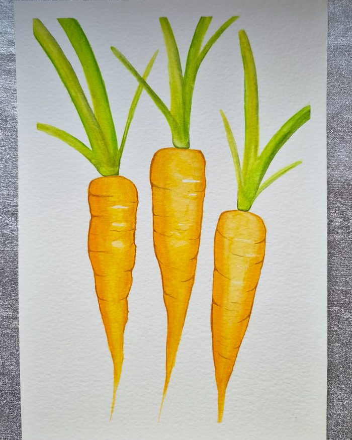 Crunchy carrot — by Shannon — Painting