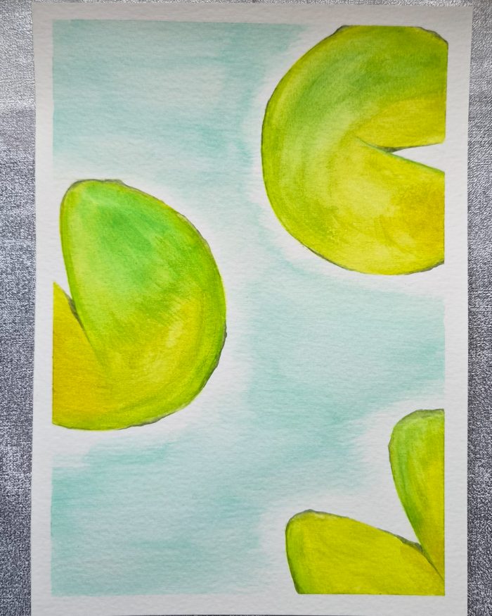 Lily pad lake — by Shannon — Painting