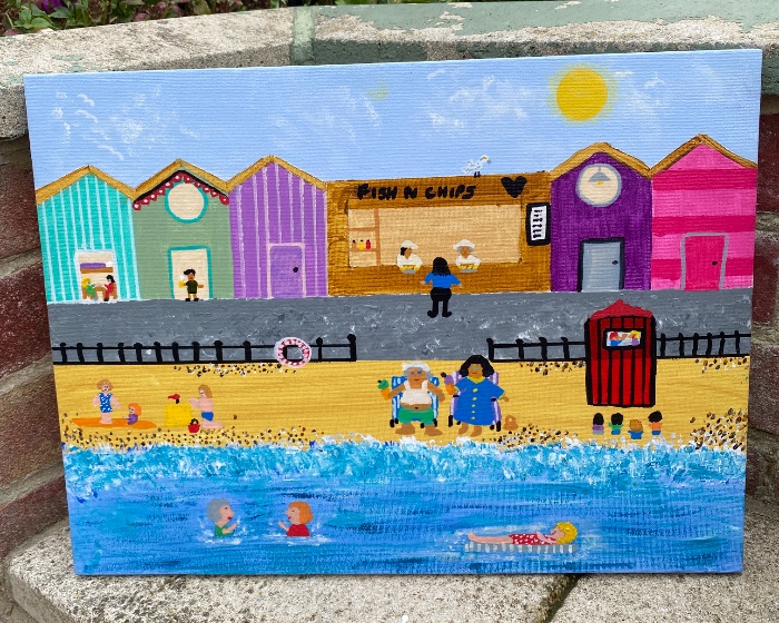 Life’s a beach — by kerry chugg — Painting