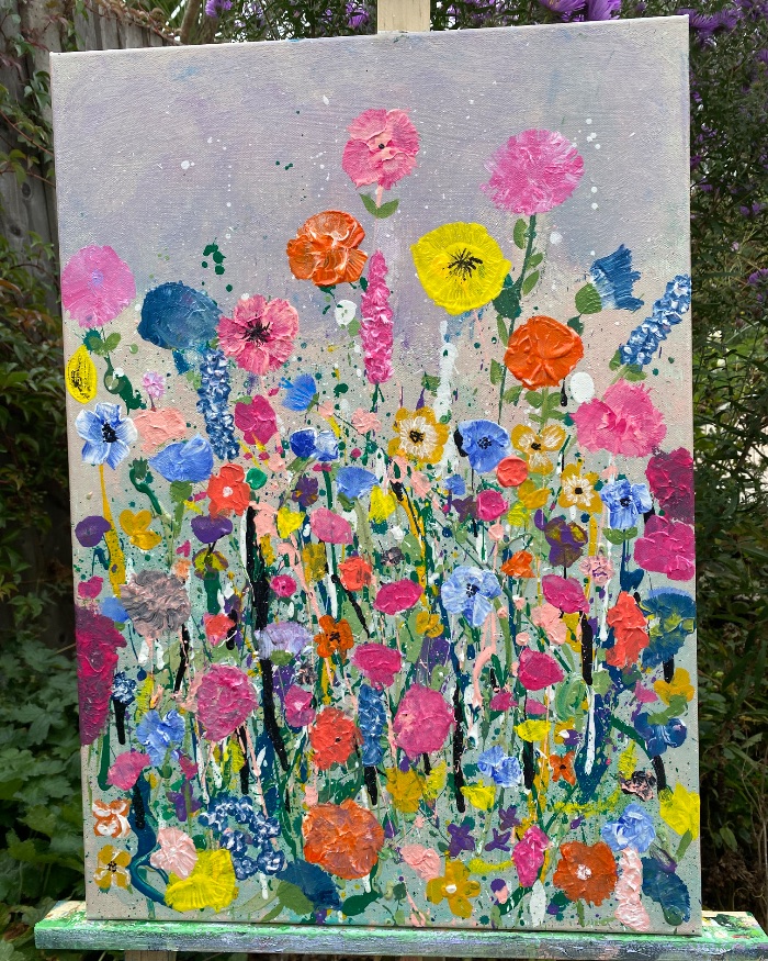 Summer meadow — by kerry chugg — Painting
