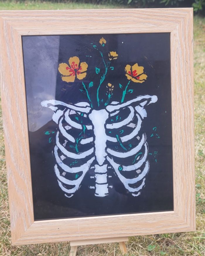 Hanahaki disease — by Indie — Painting