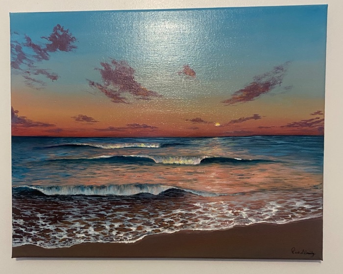Sunset rest — by Rachel Emily Washer — Painting