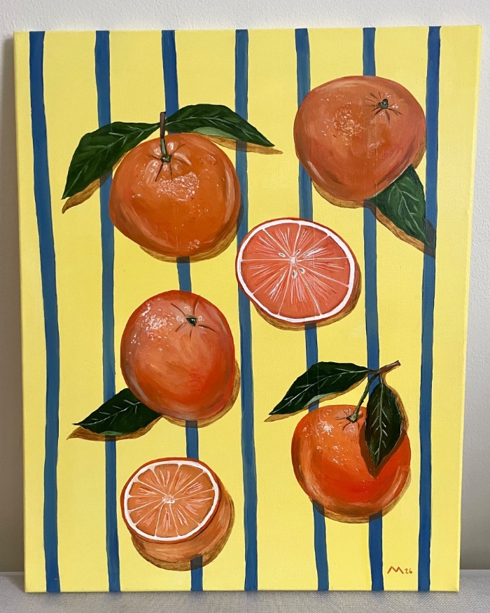 Juicy Tangerines — by Madara — Painting