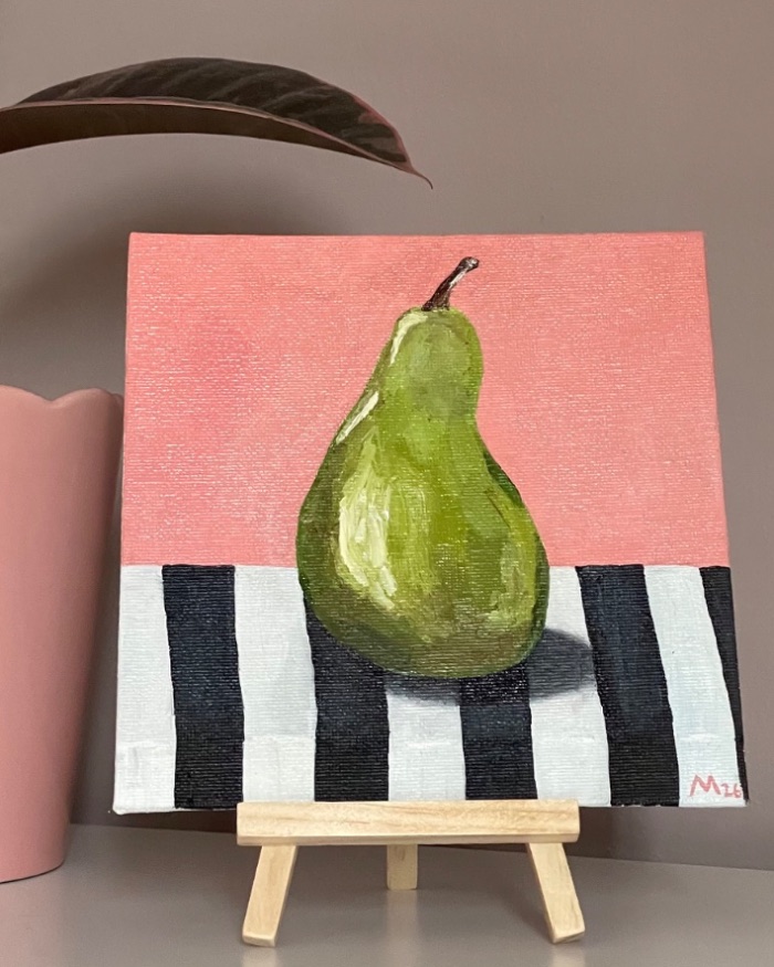 The Green Pear — by Madara — Painting