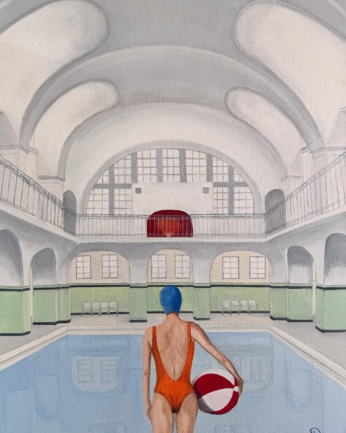 The Baths — by Dawn Elliott — Painting