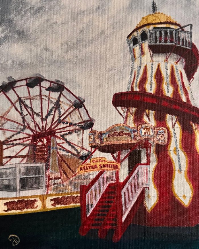 Helter Skelter — by Dawn Elliott — Painting