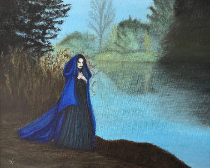 Veiled Solitude — by Dawn Elliott — Painting