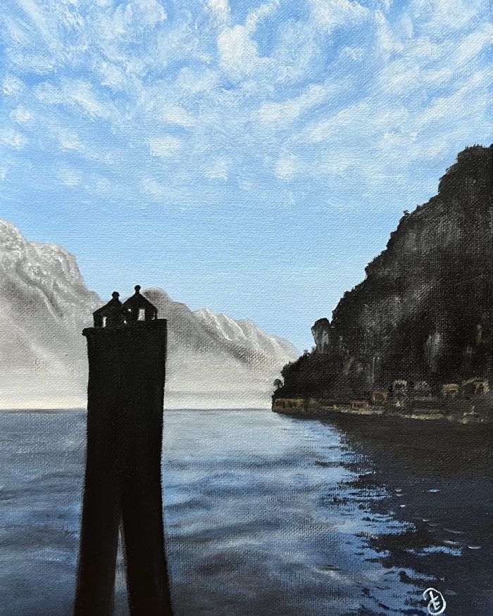 Amore Sul Lago di Garda — by Dawn Elliott — Painting
